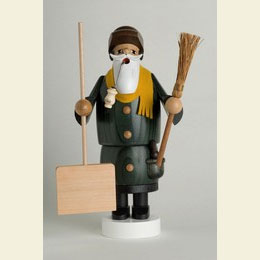 Räuchermännchen Schneeschipper - 21cm