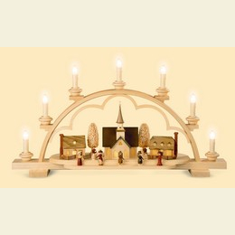 Candle Arch - New England Village 230 V electrical - 65cm / 26 inch
