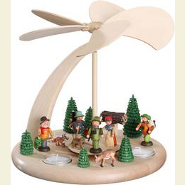 1  -  tier pyramid  -  Forest Life  -  Tealights  -  25cm / 10 inch