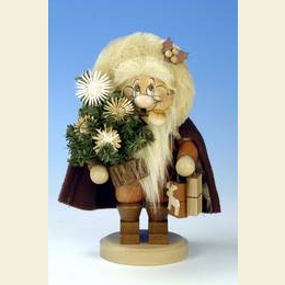 Smoker Gnome Santa with Startree - 27,5cm / 11 inch