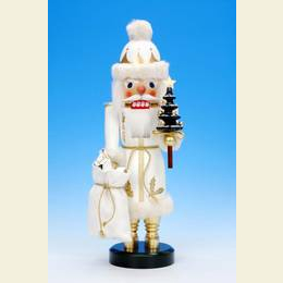 Nutcracker Santa Claus white  -  40cm / 16 inch