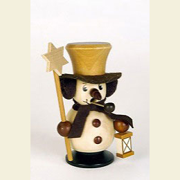 R�ucherm�nnchen Schneebub Sternentr�ger natur  -  10,5cm