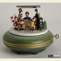 Music Box Christmas Fair - 16cm / 6 inches