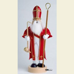 Smoker Holy Sant Nikolaus  -  28cm / 11 inches