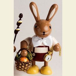 Hase mit Eierkorb  -  11cm