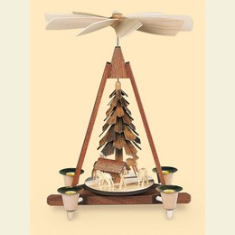1 - st�ckige Pyramide  -  Rehe  -  30cm