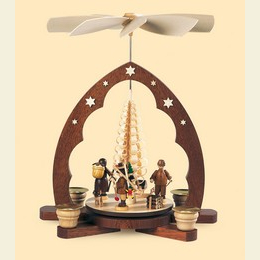 1 - tier pyramid  -  Erzgebirge Figurines  -  30cm / 12 inch
