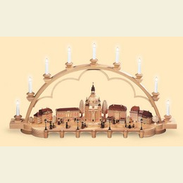 Schwibbogen  -  Alt Dresden  -  230 Volt  -  105cm