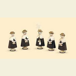Carolers 5 Figurines  -  4,5cm / 2 inch