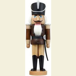 Nutcracker Hussar - Ash - braun - 37cm / 15 inch