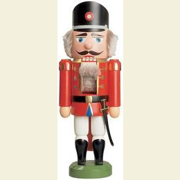 Nutcracker Policeman red  -  27cm / 11 inch