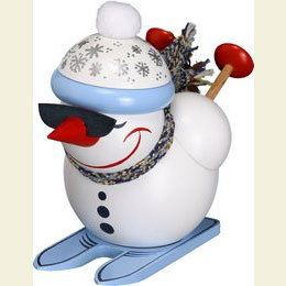Smoker Cool - Man Downhill Skier  -  12cm / 5 inches
