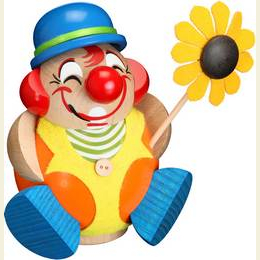 R�ucherm�nnchen Kugelr�ucherfigur Clowny  -  12cm