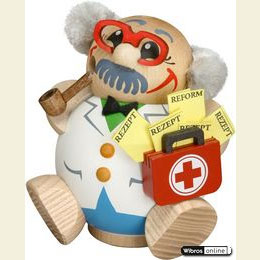 R�ucherm�nnchen Arzt  -  12cm