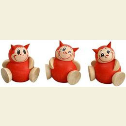 Kugelfiguren Lutz - 3 - tlg. - 6cm