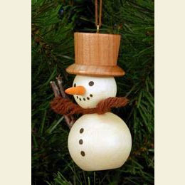 Schneemann natur  -  3,0 / 7,0cm  -  12 St�ck