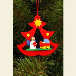 Miniengel im Baum  -  7,2 / 7,1cm  -  12 St�ck