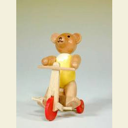 Teddy with Trike - 7,0cm / 3 inch
