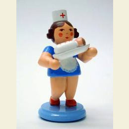 Krankenschwester mit Baby  -  7,0cm