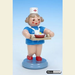 Krankenschwester mit Tabletten  -  7cm