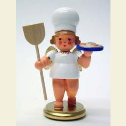 Baker Angel with Pizza - 7,5cm / 3 inch