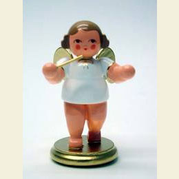 Engel wei�/gold Dirigent  -  6,0cm