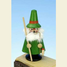 R�ucherm�nnchen Wichtel gr�n  -  10,5cm