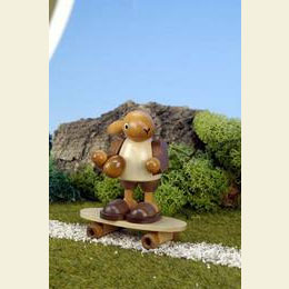 Hase auf Skateboard natur  -  8,0cm