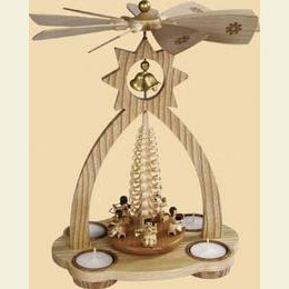 1 -  tier Bell - Pyramid Angel  -  11 inch  -  29cm