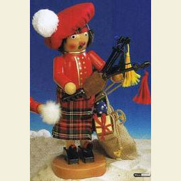 Smoker Scottish Santa  -  25cm / 10 inch