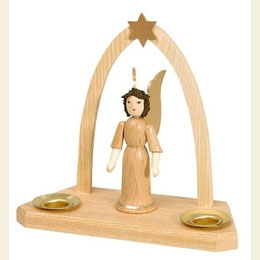 Candle Holder  -  Angel Arch  -  12cm / 5 inches