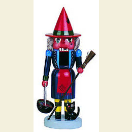 Nussknacker Hexe  -  28cm
