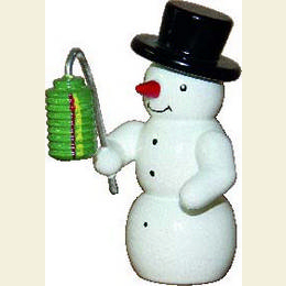 Snowman  -  Lantern  -  5,5cm / 2 inches