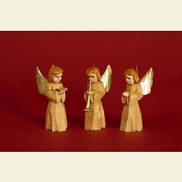 Figurine Set for 2 - tier Pyramid - NATIVITY (waxed) - 10 pcs.