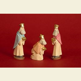 Figurine Set for 3 - tier Pyramid  -  NATIVITY (coloured)  -  13 pcs.