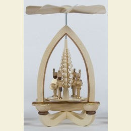 1 - stöckige Pyramide Bergleute - 28cm