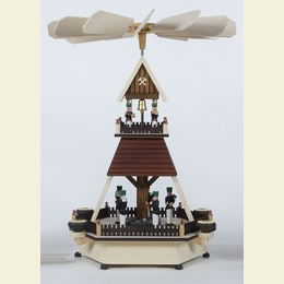 1 - tier pyramid  -  Miners  -  54cm / 21 inch