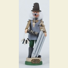 Smoker German Organ maker Gottfried Silbermann  -  27cm / 11 inch