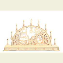Candle Arch  -  Annaberg Church with base  -  78cm x 45cm / 31 x 18 inches