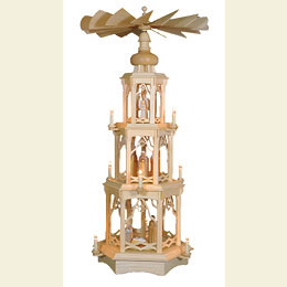 3 - stöckige Pyramide - Gotisch - 105cm