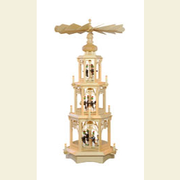 3 - st�ckige Pyramide  -   Bergleute  -  105cm