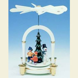 1 - tier Pyramid - Snowman - 23cm / 9 inch