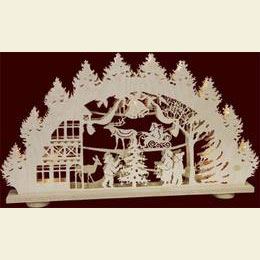 3D - Light - Arch  -  Christmas eve  -  66 x 43 x 6cm