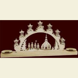Mini Light Arch  -  Carolers  -  27 x 12cm